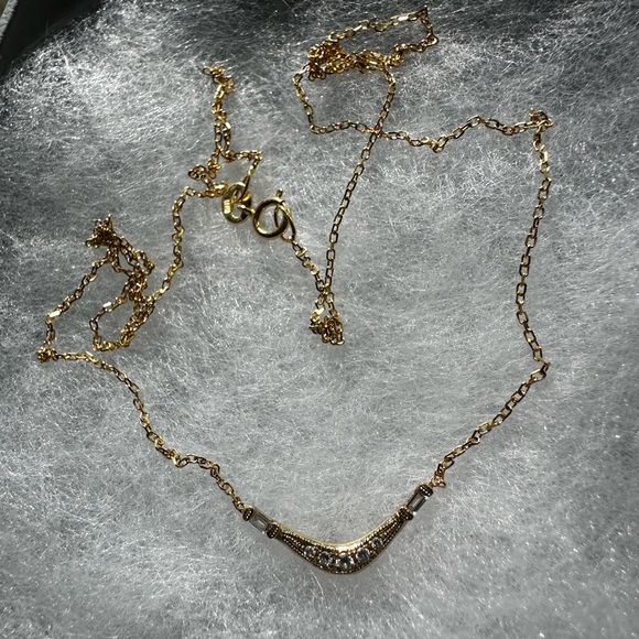 Jennie Kwon Designs Baguette Wave Necklace - Picture 4 of 8